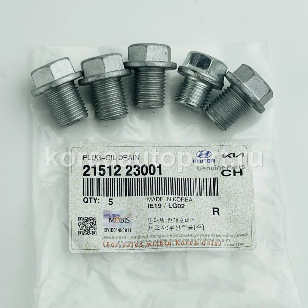 Oil Pan / Drain Plug / Oil Pan Gasket – OE 21512-23001