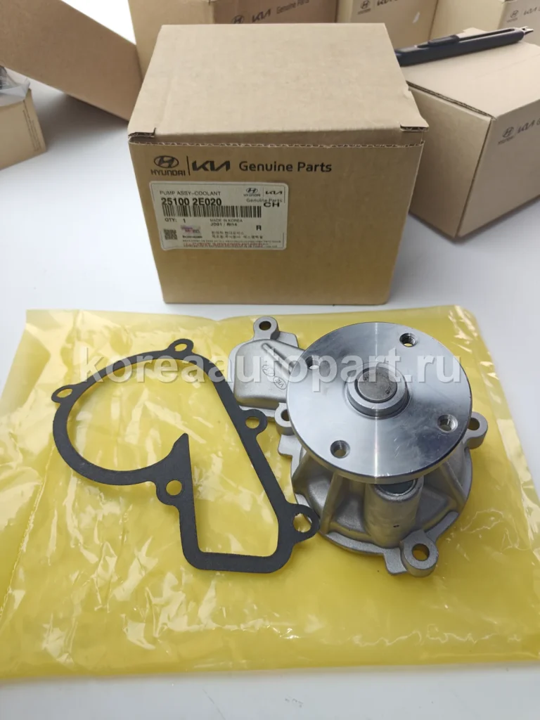 Water Pump / Water Pump Gasket / Pump Pulley – OE 25100-2E020