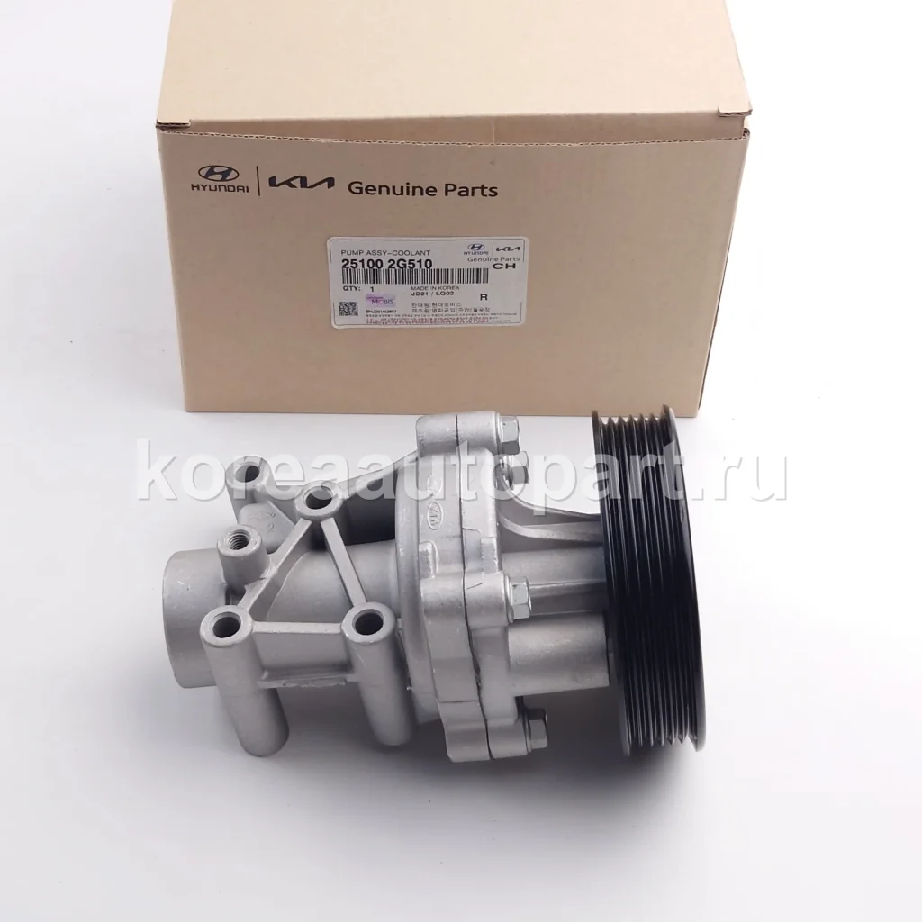 Water Pump / Water Pump Gasket / Pump Pulley – OE 25100-2G510