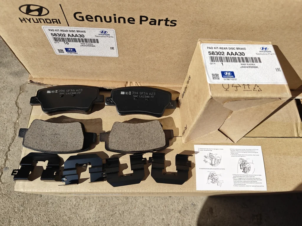 Rear Brake Pads – OE 58302-AAA30