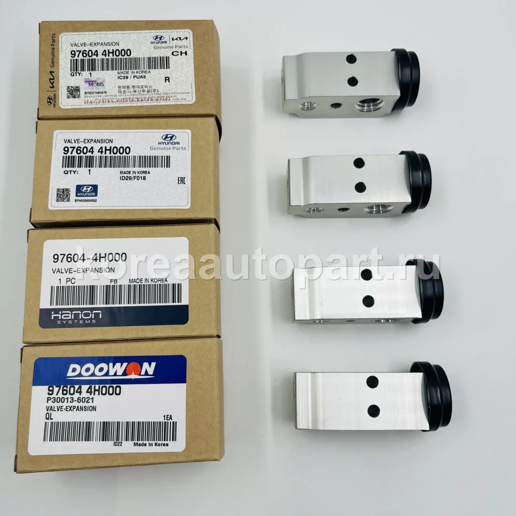Condenser / Expansion Valve / AC Valve / AC Hose – OE 97604-4H000