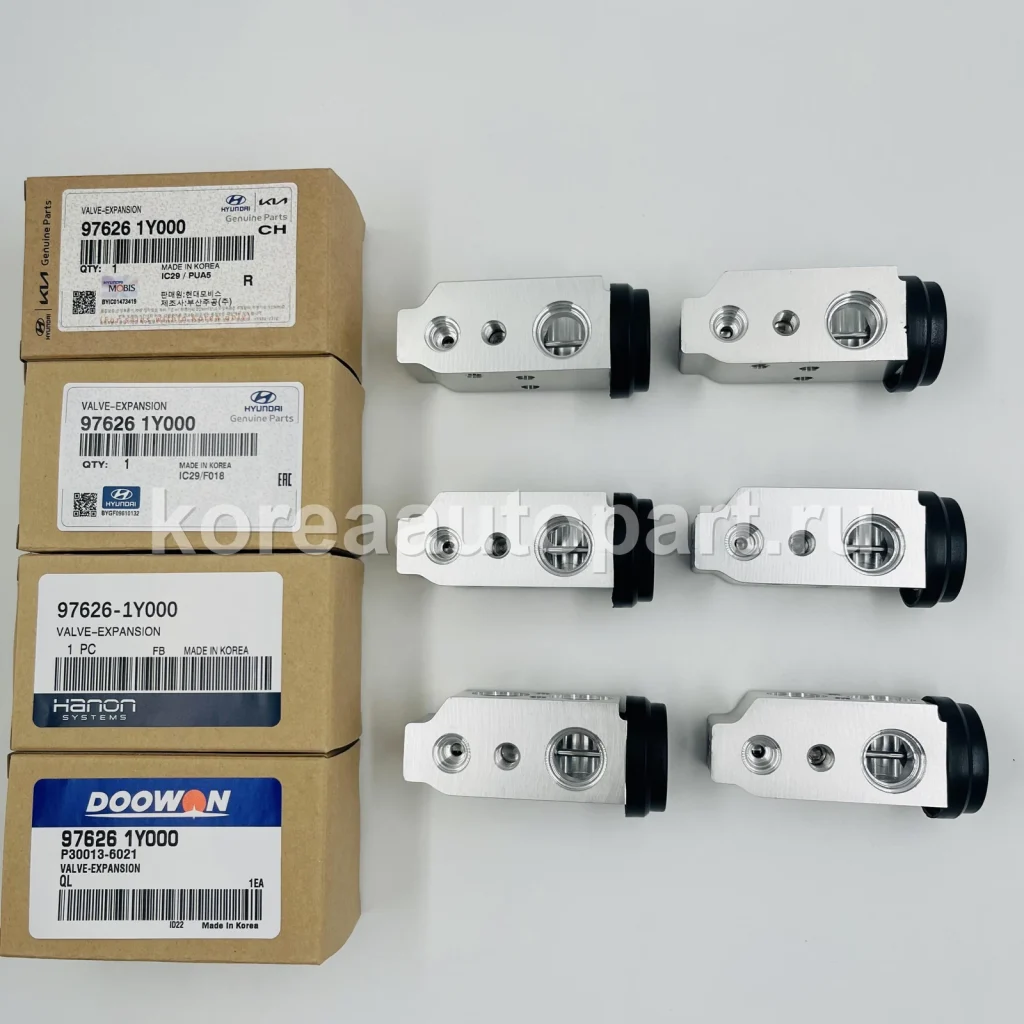 Condenser / Expansion Valve / AC Valve / AC Hose – OE 97626-1Y000